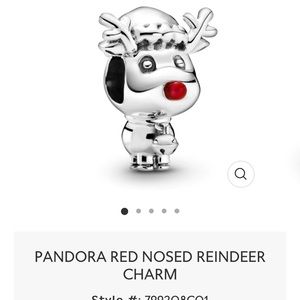 Brand New Genuine Pandora Rudolph Bead